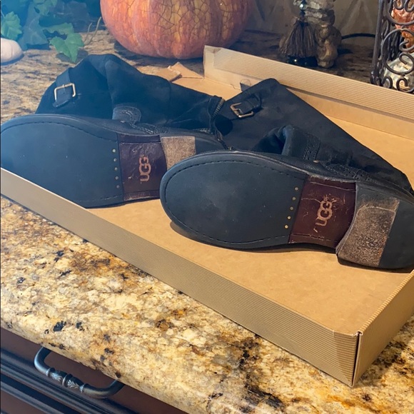 Castille UGG Boot in Black - Picture 5 of 6